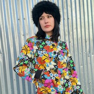 Nooworks Chore coat cosmic floral size medium